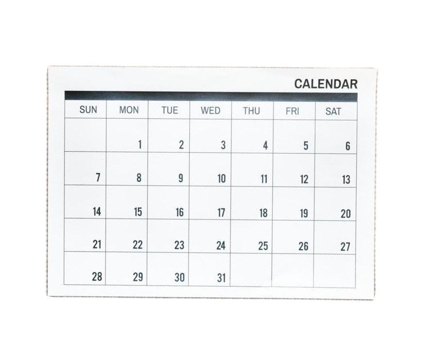 View the course calendar