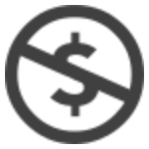 noncommercial symbol